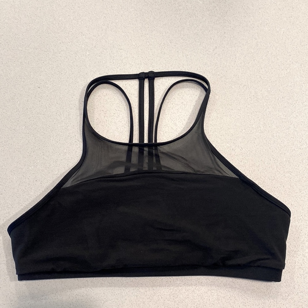 Lululemon Get Set Bra Black Sz 10